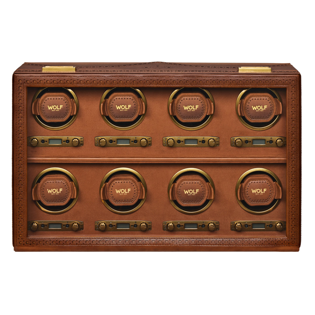 WOLF Brogue 8 Piece Watch Winder