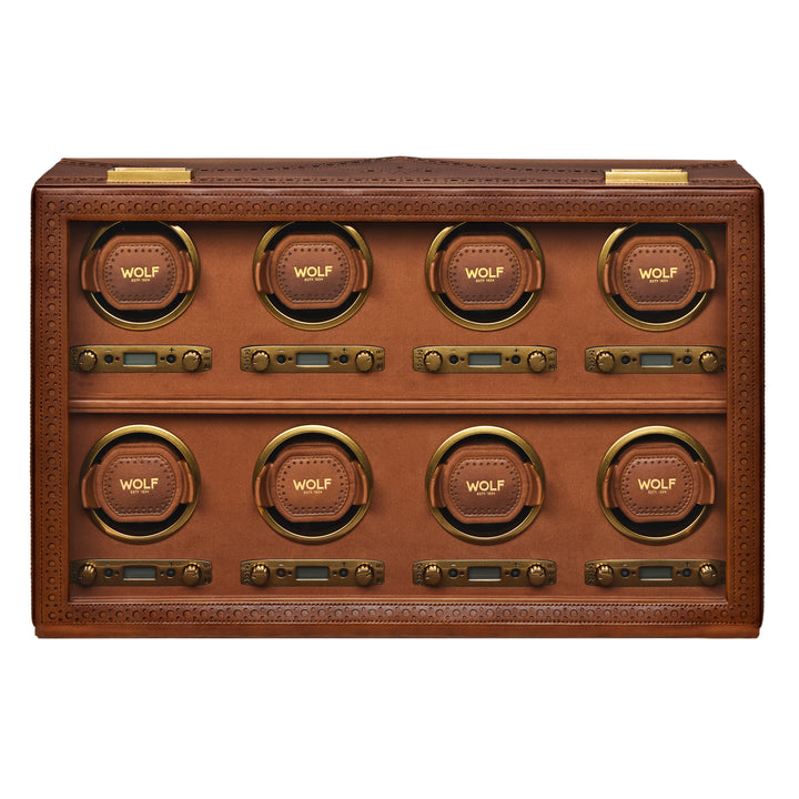 WOLF Brogue 8 Piece Watch Winder