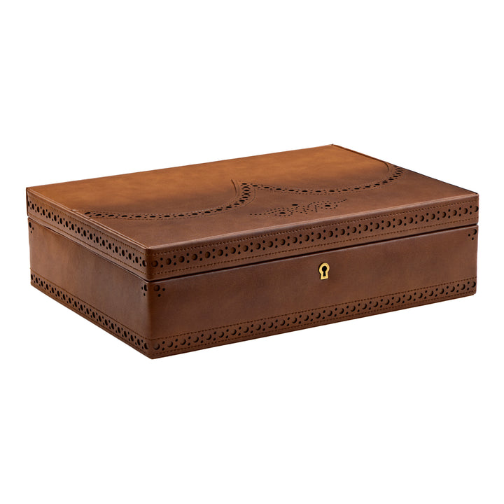 WOLF Brogue 10 Piece Watch Box