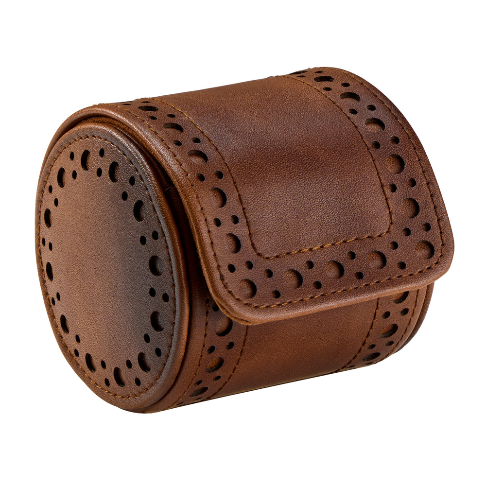 WOLF Brogue Single Watch Roll