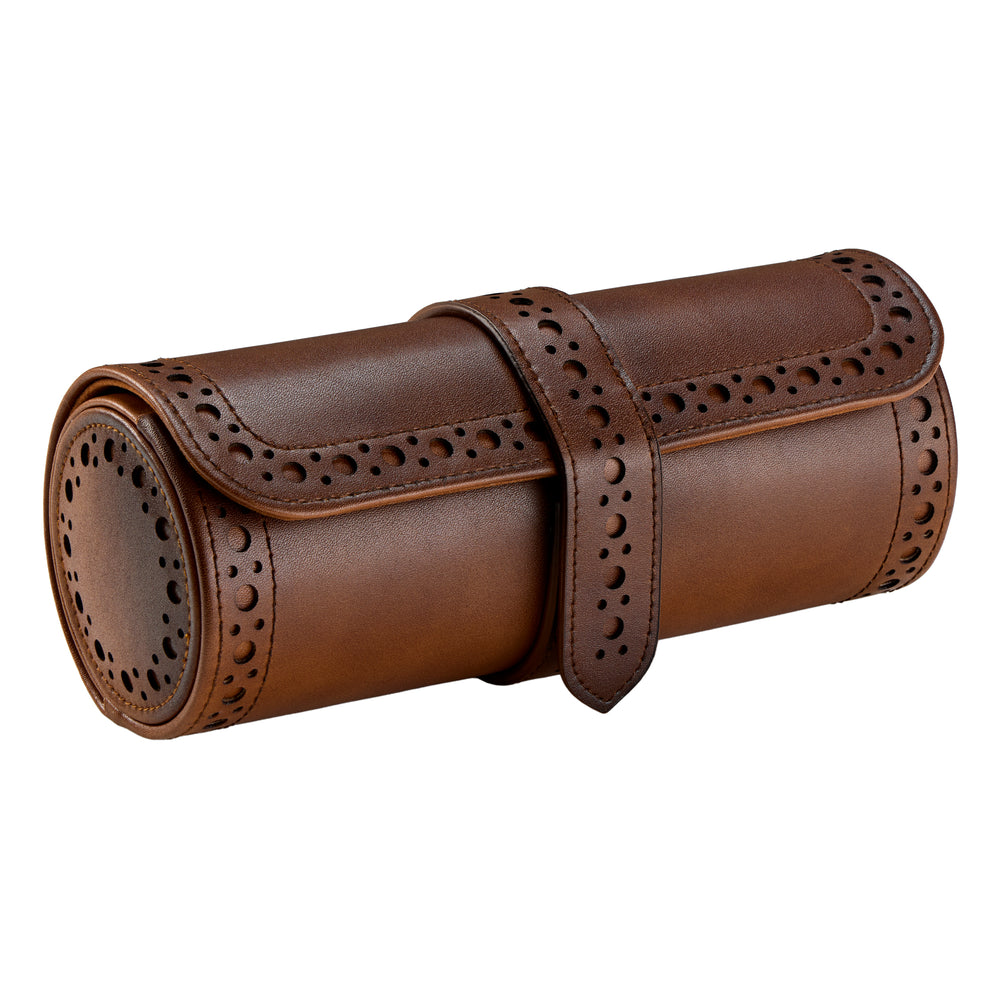 WOLF Brogue Triple Watch Roll