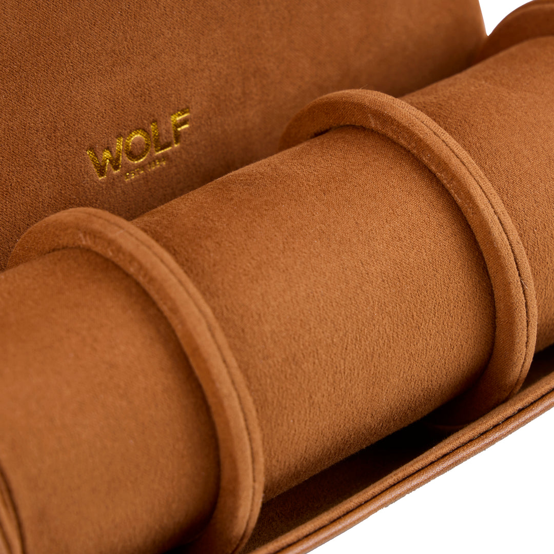 WOLF Brogue Triple Watch Roll