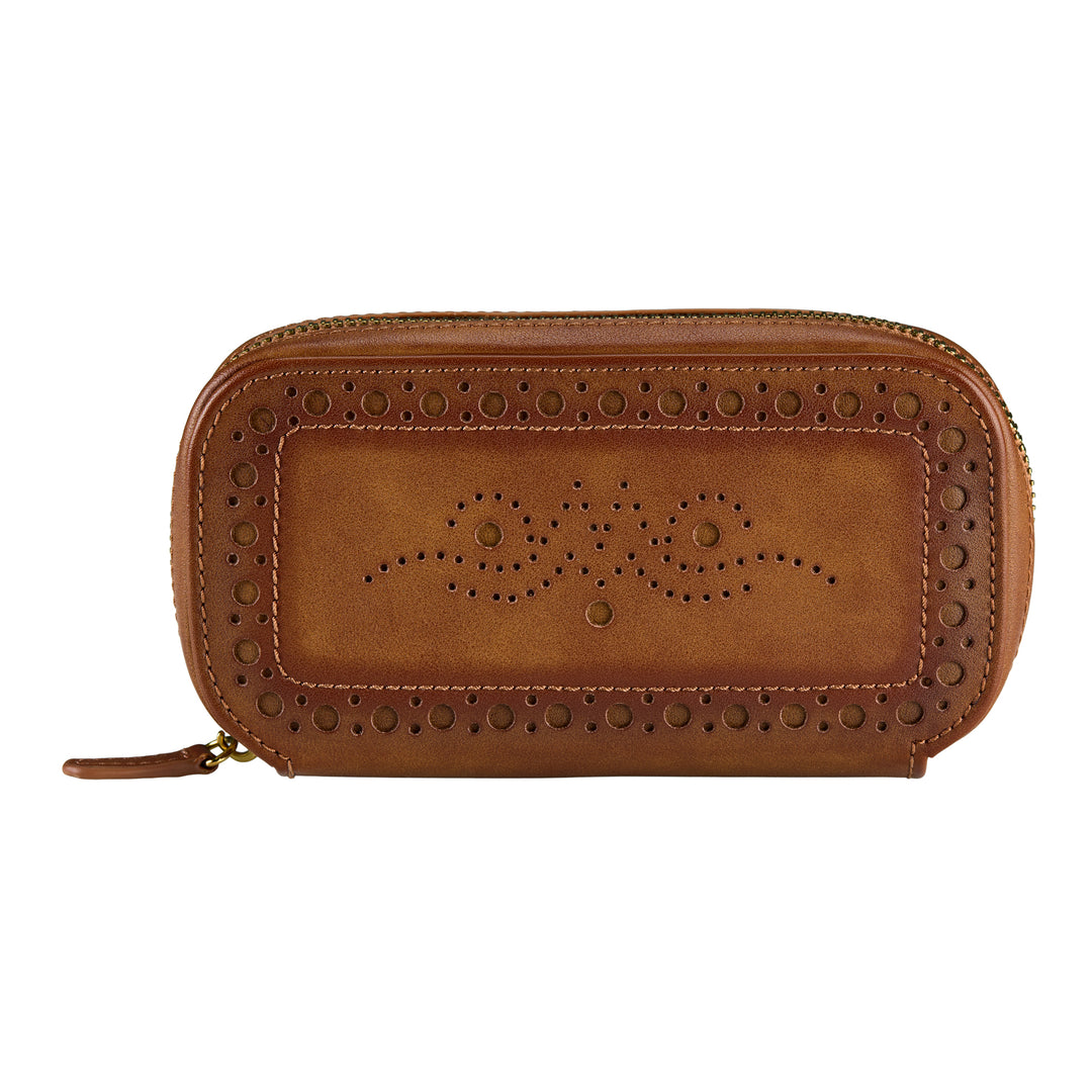 WOLF Brogue Double Watch Zip Pouch