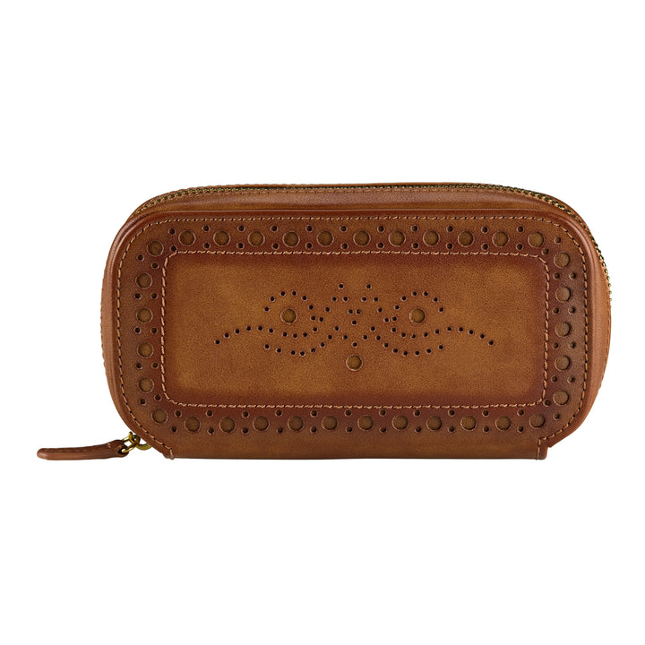 WOLF Brogue Double Watch Zip Pouch