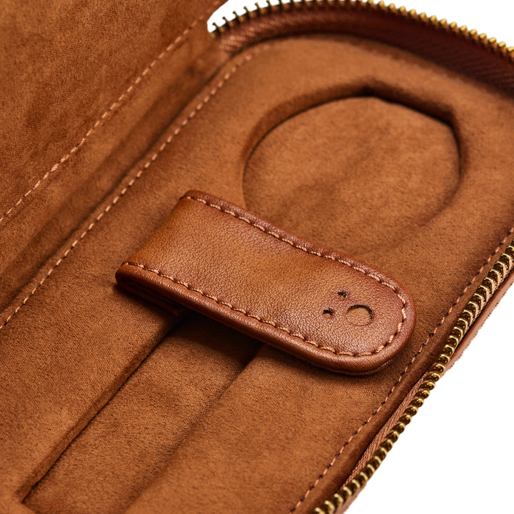 WOLF Brogue Double Watch Zip Pouch
