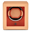 Cub Seltzer Single Watch Winder with Cover Peach/Orange