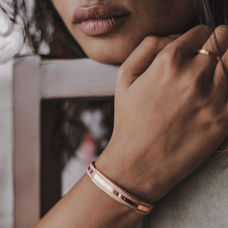 Daniel Wellington Emalie Bracelet Dusty Rose Rose Gold Medium