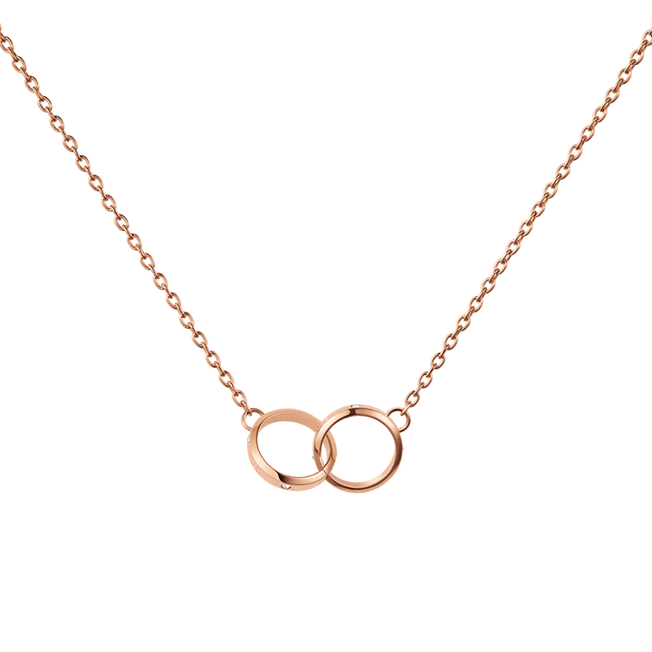 Classic Lumine Unity Necklace Rose Gold