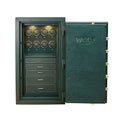 Athos 8 Piece Watch Winder and Jewellery Safe Green