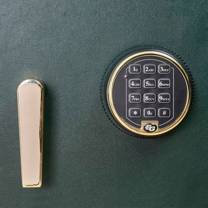 WOLF Athos Watch and Jewellery Winder Safe Green