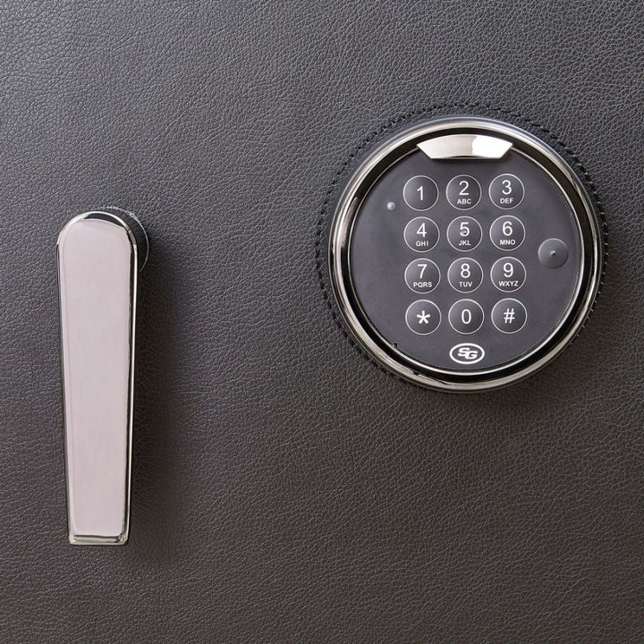 WOLF Athos 20 Piece Watch Winder and Jewellery Safe Black