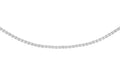 9K White Gold Venezia Box Chain Necklace