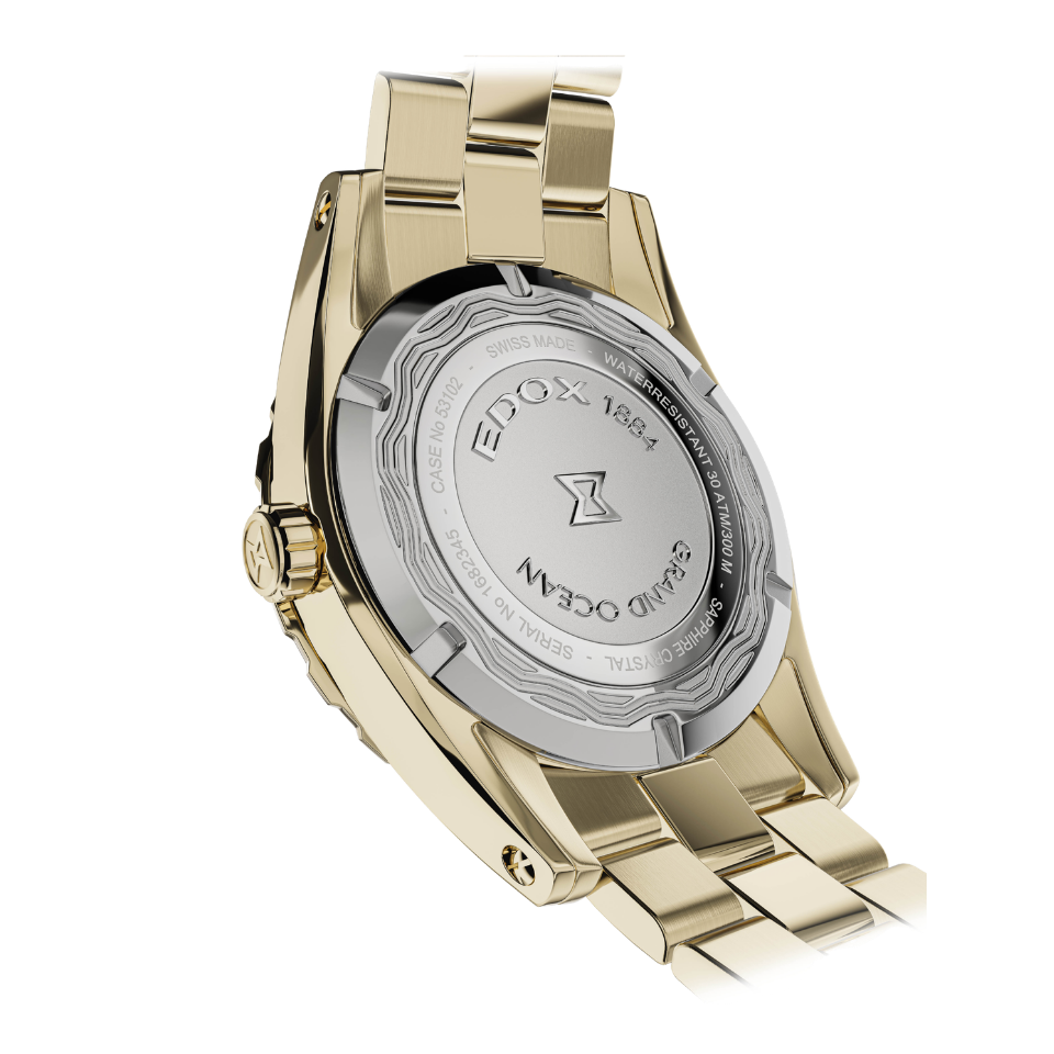 Edox Grand Ocean Green Dial 42mm Watch