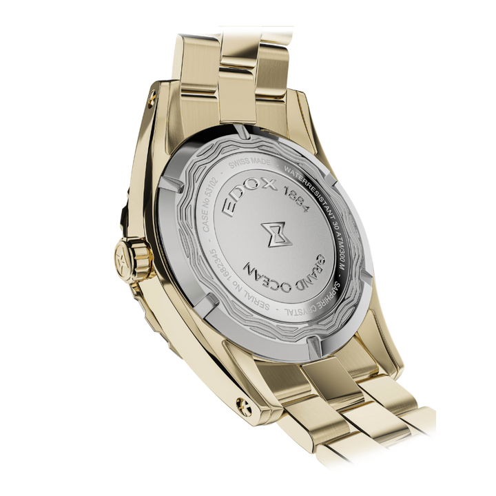 Edox Grand Ocean Green Dial 42mm Watch