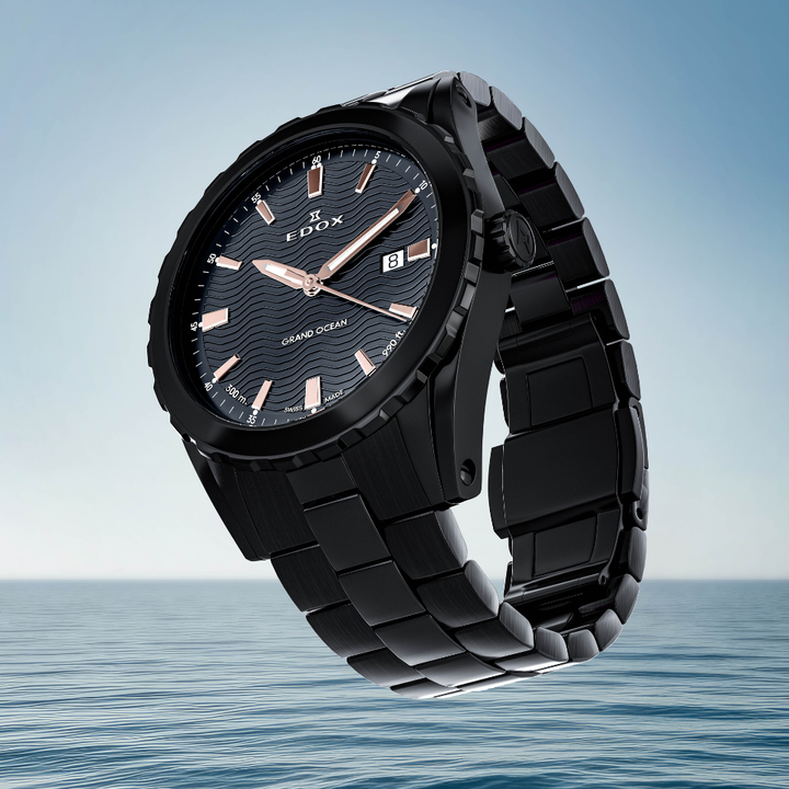 Grand Ocean Black Dial 42mm Watch