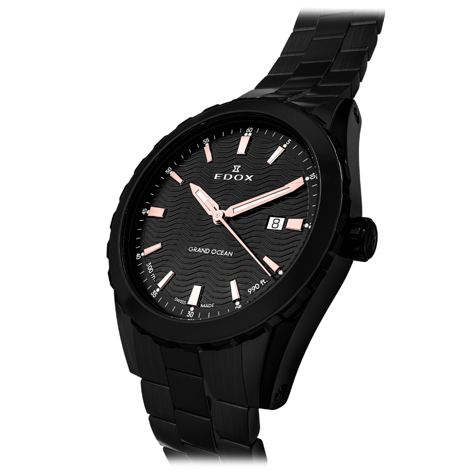 Grand Ocean Black Dial 42mm Watch