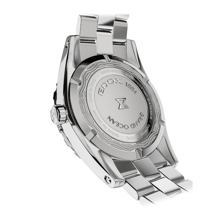 Edox Grand Ocean Blue Dial 42mm Watch