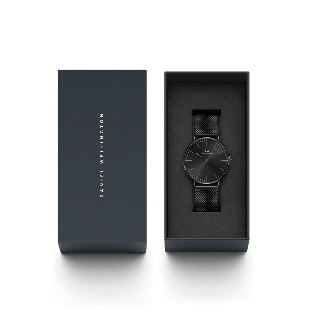 Daniel Wellington Classic 40 Ashfield Black Onyx Watch