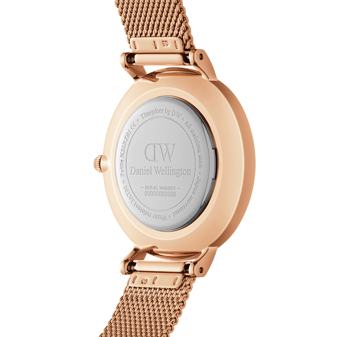 Petite 28 Melrose Rose Gold & White Watch
