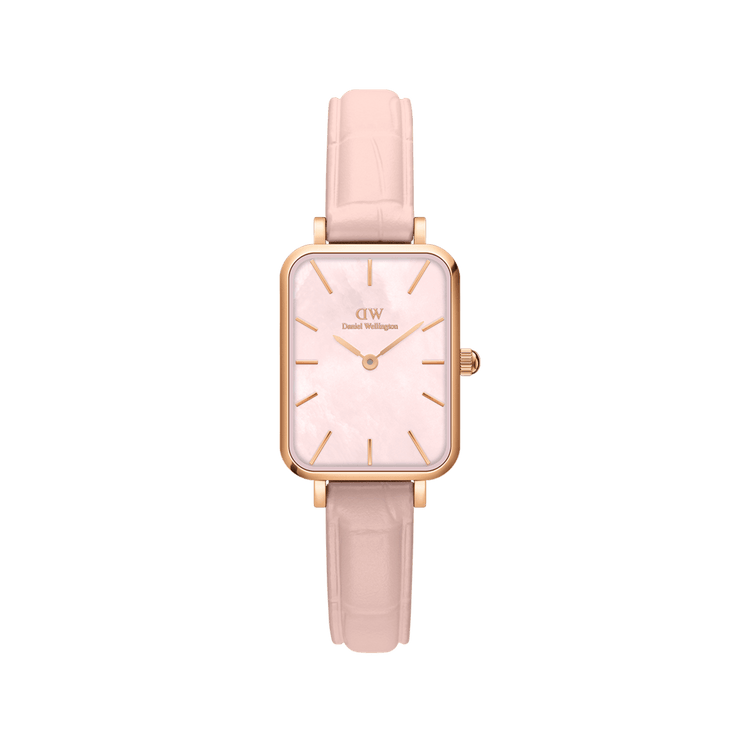 Daniel Wellington Quadro 20X26 Rouge Rose Gold Mother of Pearl Watch