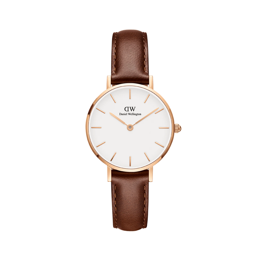 Petite 28 St Mawes Rose Gold & White Watch
