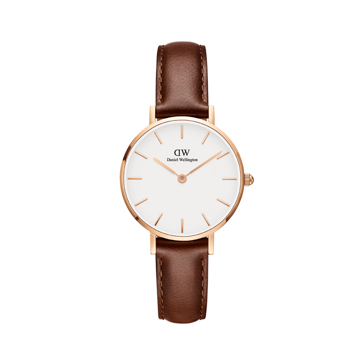 Petite 28 St Mawes Rose Gold & White Watch