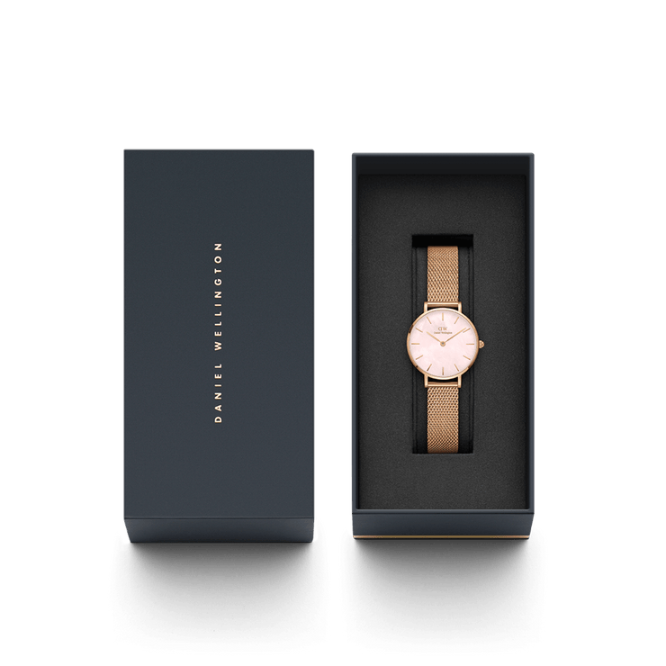 Daniel Wellington Petite 28 Melrose Rose Gold Mother of Pearl Watch