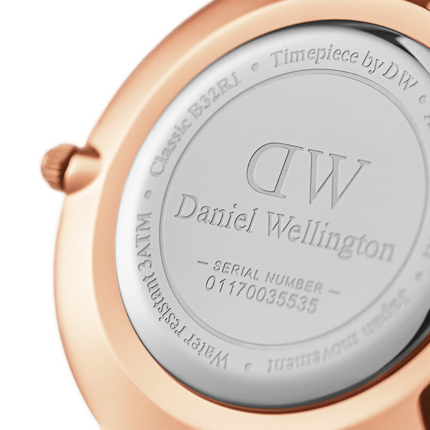 Daniel Wellington Petite 32 Bondi Rose Gold & White Watch