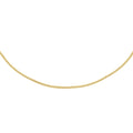 9K Yellow Gold 25 Diamond Cut Curb Chain