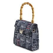 Wolf Evie Collection Small Bag with Electic Weave Print