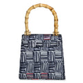 Evie Collection Small Bag with Electic Weave Print