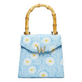 Evie Collection Small Bag with Sky Daisy Print