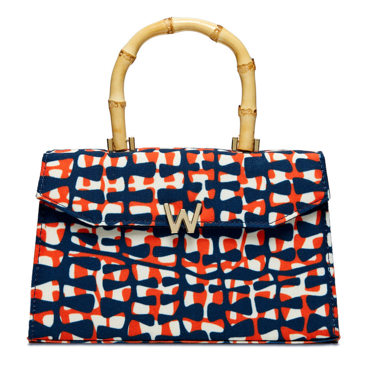 Wolf Evie Collection Large Bag with Funky Town Print