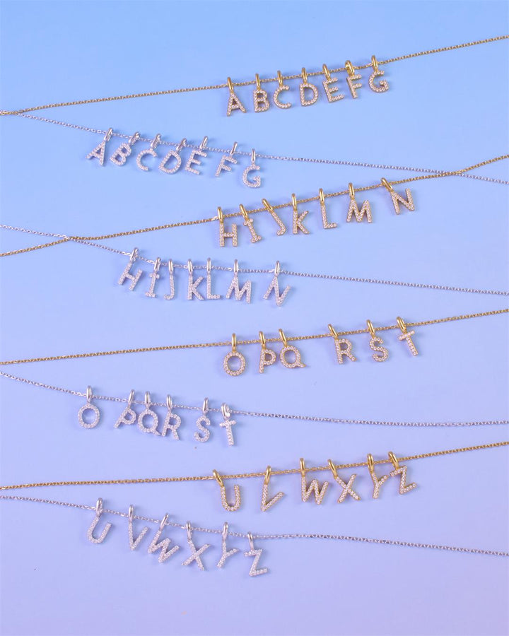 Ania Haie Silver Letter P Initial Necklace | The Jewellery Boutique Australia