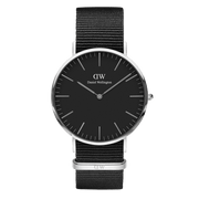 Daniel Wellington Classic 40 Cornwall Silver & Black Watch