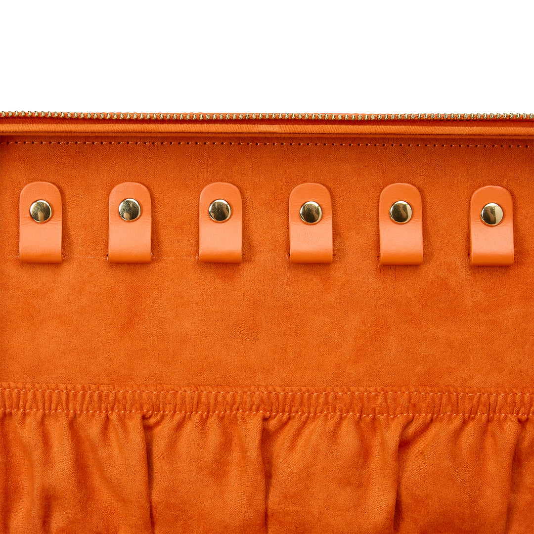Wolf Maria Large Zip Case Tangerine