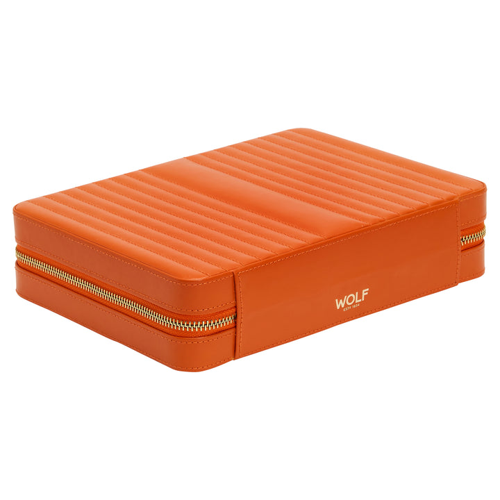 Wolf Maria Large Zip Case Tangerine