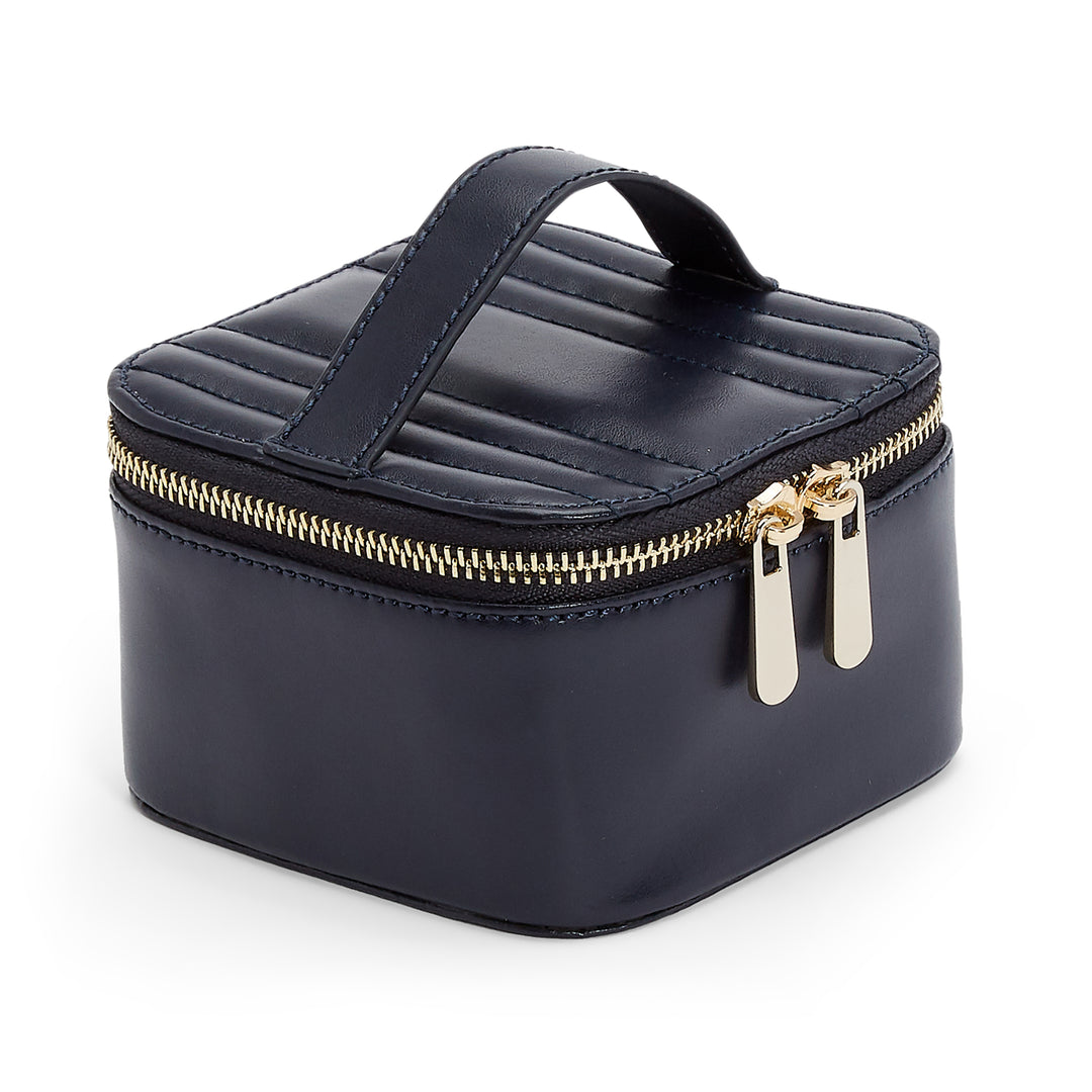 Wolf Maria Zip Jewellery Cube Navy