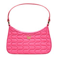 Mimi Swirl Shoulder Bag with Scarf Pink Flash