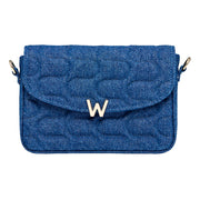 Wolf Mimi Swirl Cross Body Bag with Scarf Denim