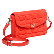 Wolf Mimi Swirl Cross Body Bag with Scarf Radiant Red