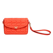 Wolf Mimi Swirl Cross Body Bag with Scarf Radiant Red