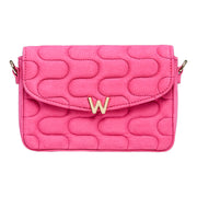 Wolf Mimi Swirl Cross Body Bag with Scarf Pink Flash