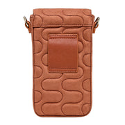 Wolf Mimi Swirl Phone Bag Nutshell Brown