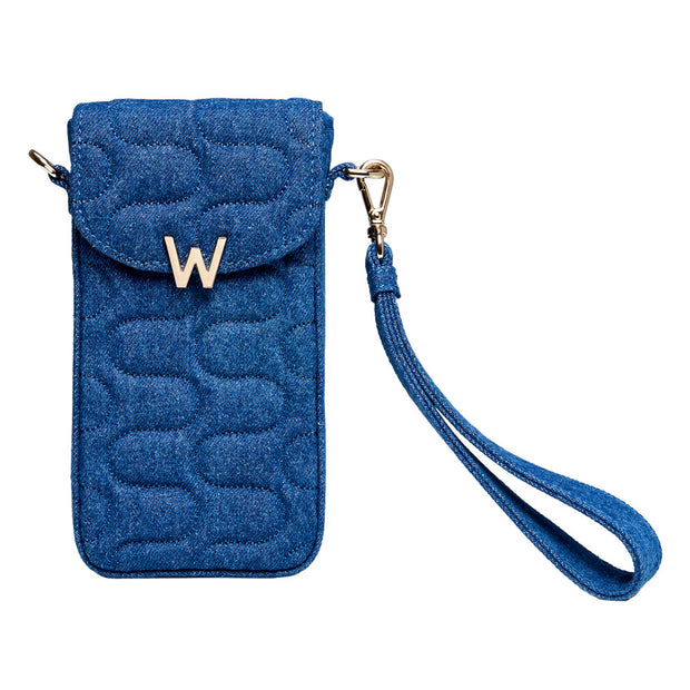 Wolf Mimi Swirl Phone Bag Denim