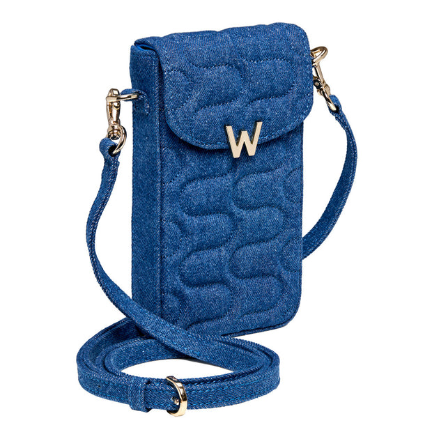 Wolf Mimi Swirl Phone Bag Denim