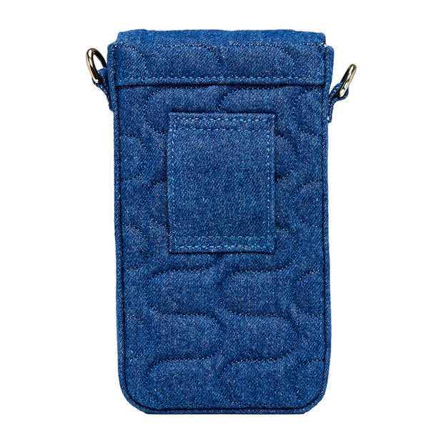 Wolf Mimi Swirl Phone Bag Denim