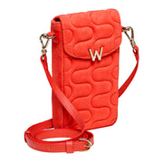 Wolf Mimi Swirl Phone Bag Radiant Red