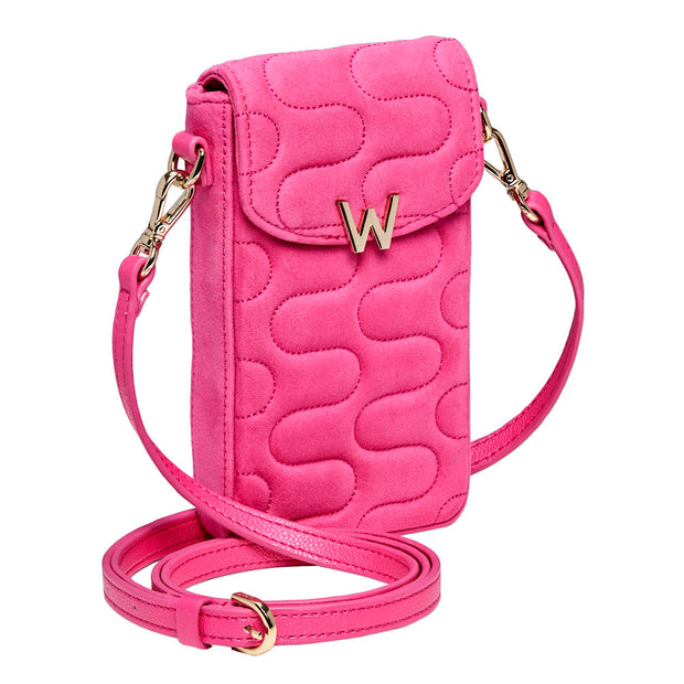 Wolf Mimi Swirl Phone Bag Pink Flash