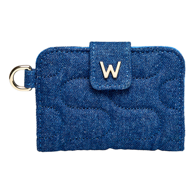 Wolf Mimi Swirl Card Case Denim